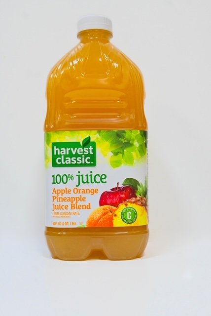 HARVEST APPLE,ORANGE,PINEAPPLE JUICE 64oz