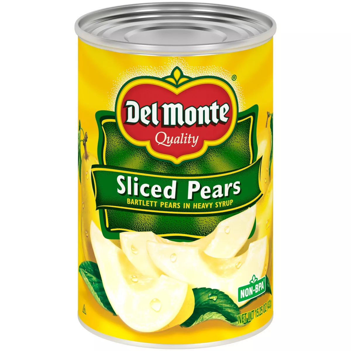 DEL MONTE SLICED PEARS 15 OZ
