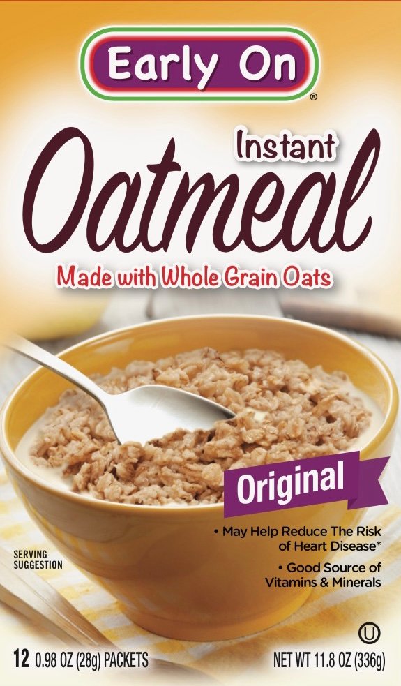 EARLY ON INSTANT OATMEAL  11.8 OZ