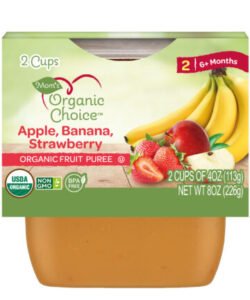 MOMS ORGANIC APPLE, BANANA, STRAWBERRY 2PK 4 OZ