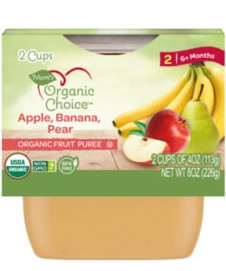 MOMS ORGANIC APPLE, BANANA, PEAR 2PK 4 OZ