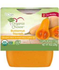 MOMS ORGANIC BUTTERNUT SQUASH 2PK 4 OZ