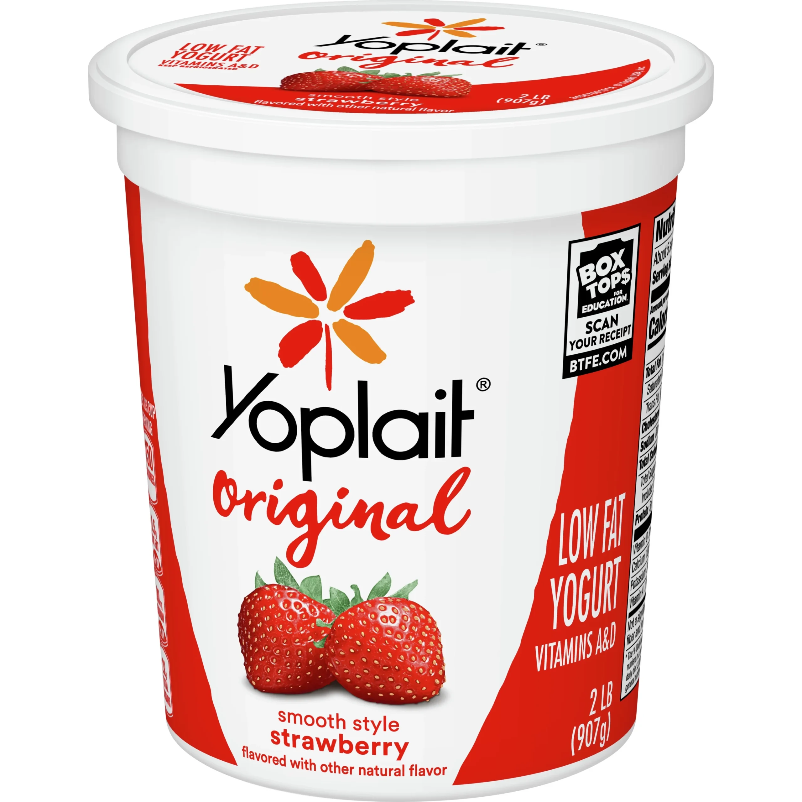 YOPLAIT LOWFAT STRAWBERRY YOGURT 32 OZ